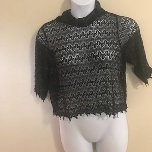 Turtle neck crop top